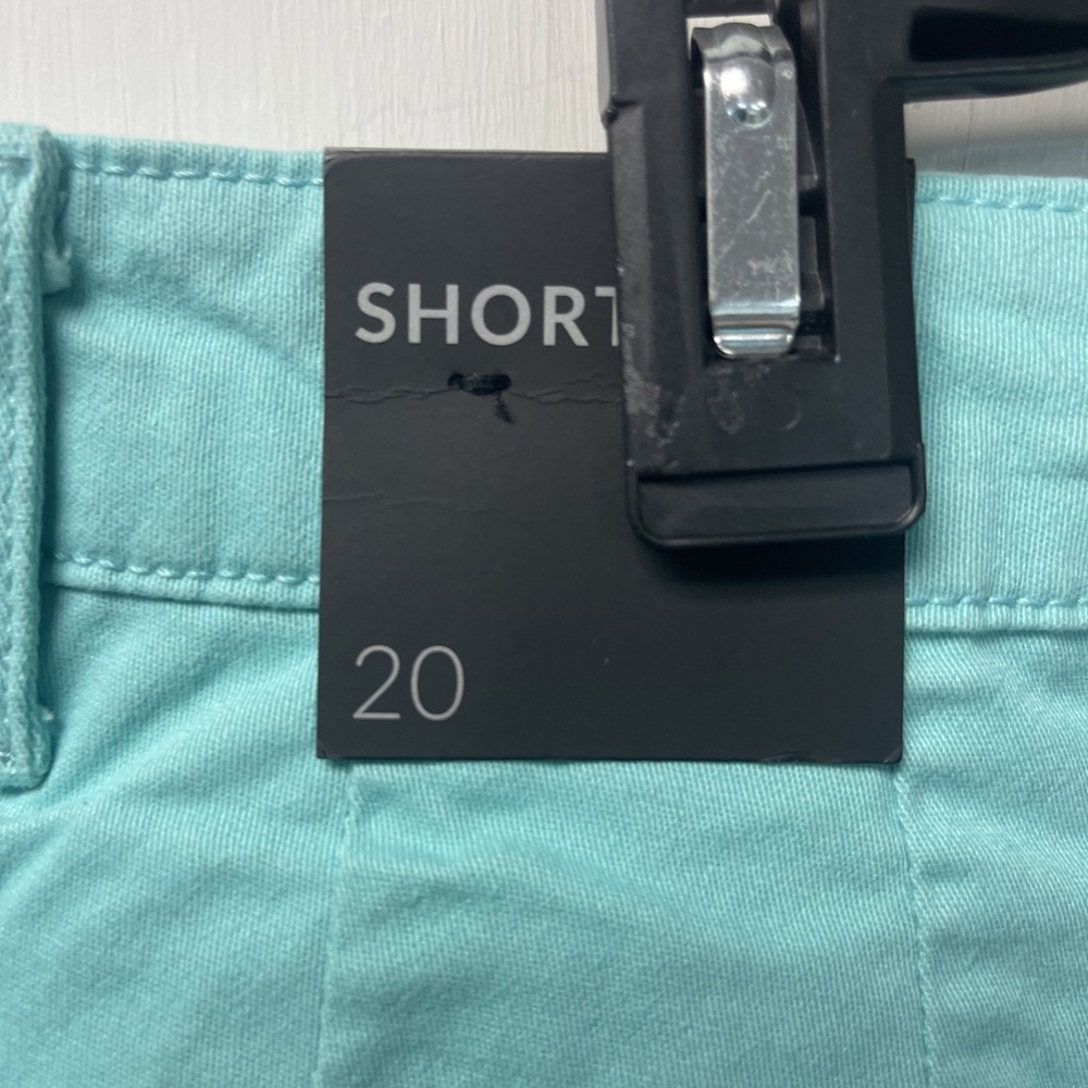 Lane Bryant Blue Turquoise  Shorts - 20-NWT - Picture 8 of 11